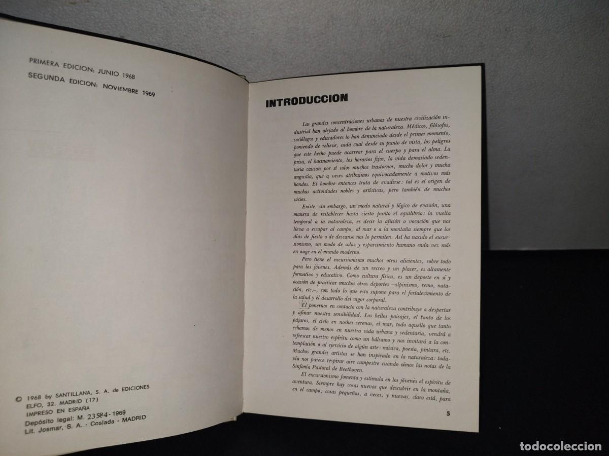 Libros de segunda mano: 79- MANUAL DEL EXCURSIONISTA - J. PABLO MENDOZA - 1969 - Foto 4