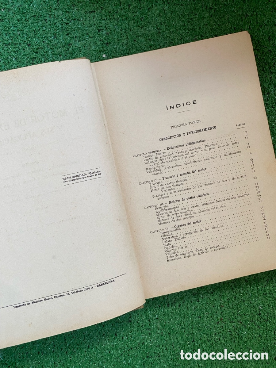 Libros de segunda mano: El motor de explosi&oacute;n y sus aplicaciones J. Ch Gobron - Foto 3