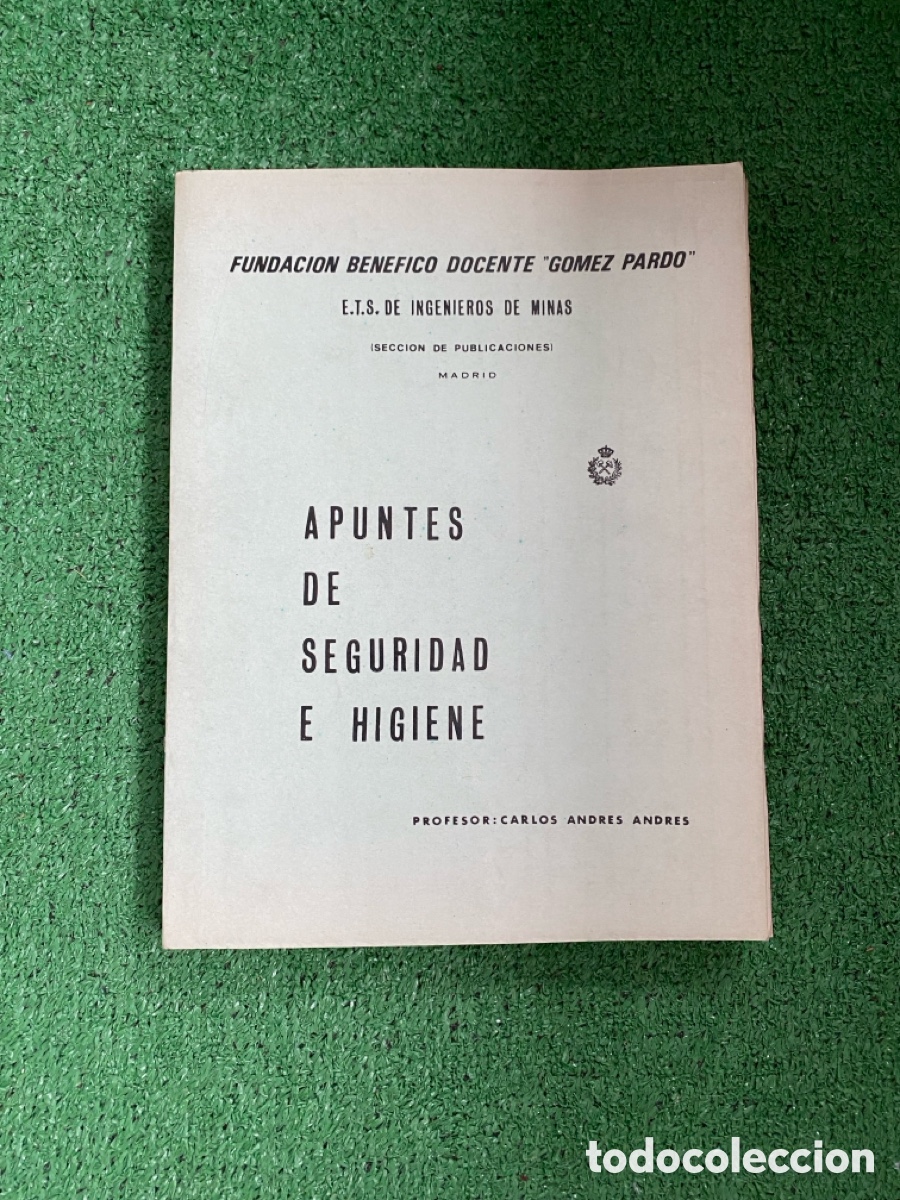 Libros de segunda mano: Ingenieros de minas - Apuntes de seguridad e higiene - Foto 1