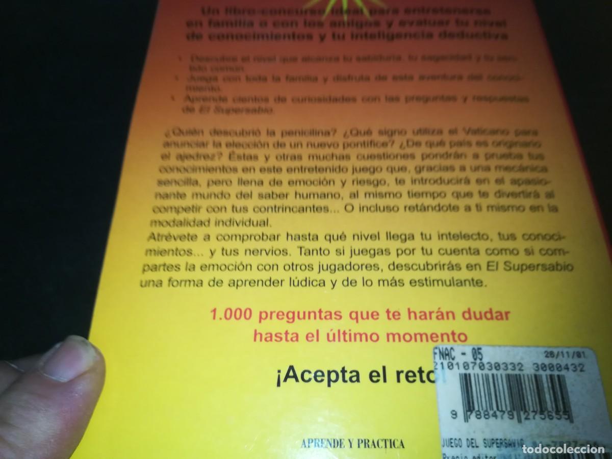 Libros de segunda mano: EL JUEGO DEL SUPERSABIO / VICTOR / CONS668 - Foto 4
