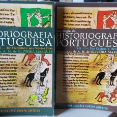 Libros de segunda mano: OLIVEIRA MARQUES. (A.H.) - ANTOLOGIA DA HISTORIOGRAFIA PORTUGUESA. [VOLS. I E II]