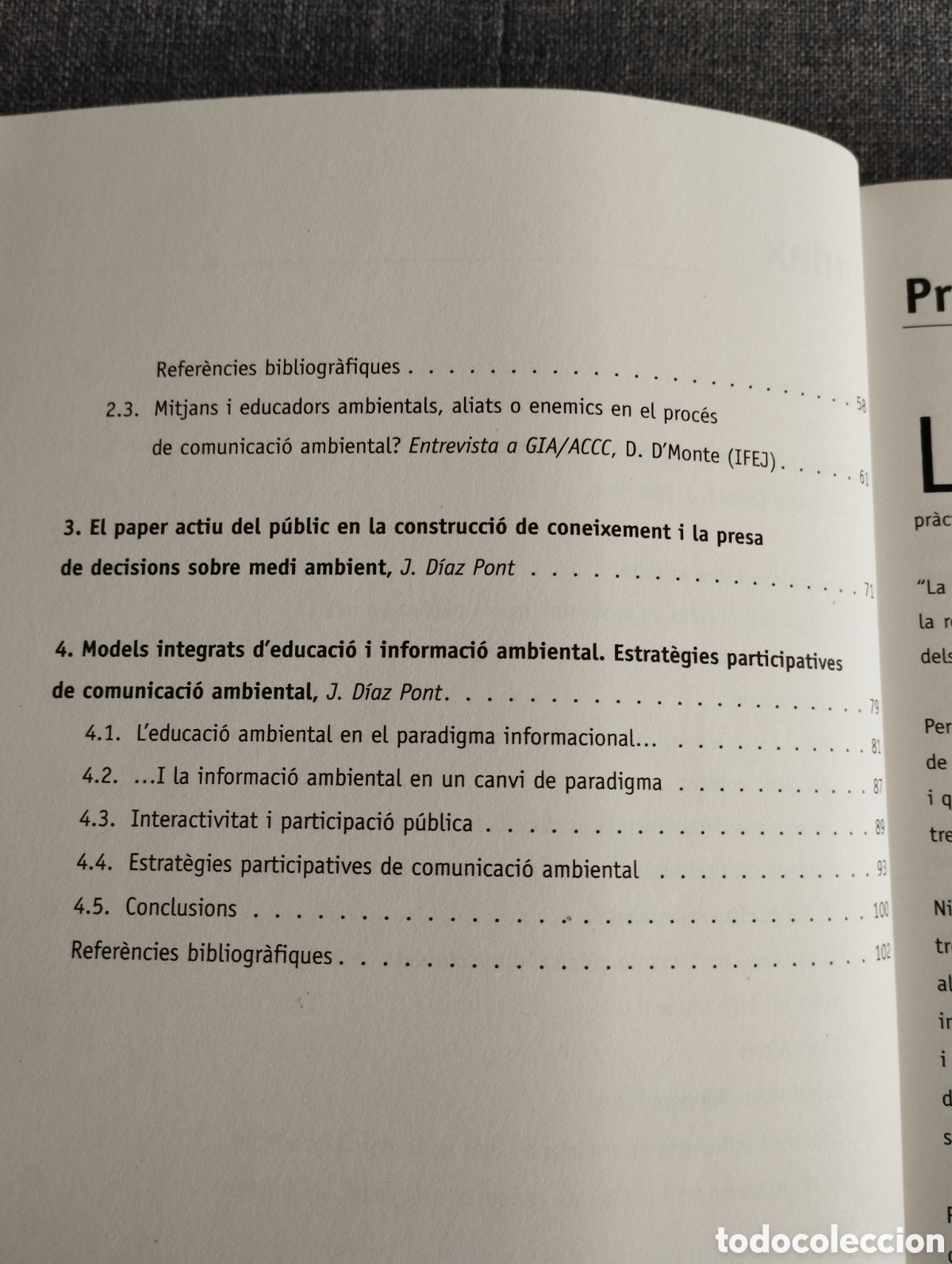 Libros de segunda mano: EDUCACI&Oacute; AMBIENTAL I MITJANS DE COMUNICACI&Oacute;. DAVID CONTRA GOLIAT? (VV. AA.) - Foto 4