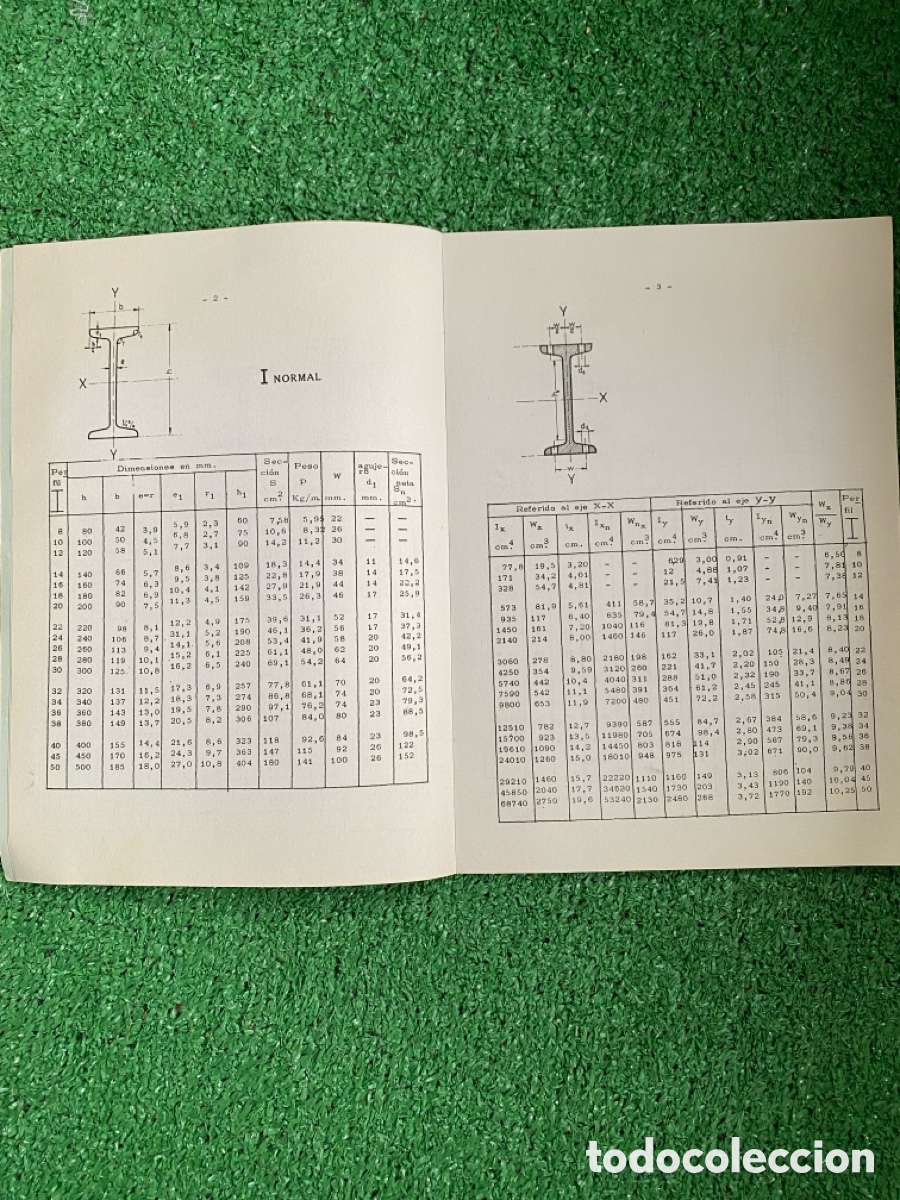 Libros de segunda mano: Perfiles laminados 1969 (dif&iacute;cil) - Foto 3