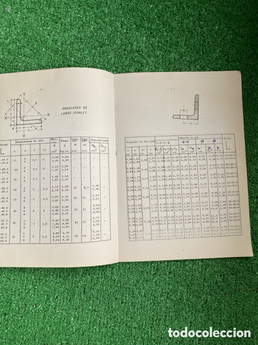Libros de segunda mano: Perfiles laminados 1969 (dif&iacute;cil) - Foto 4