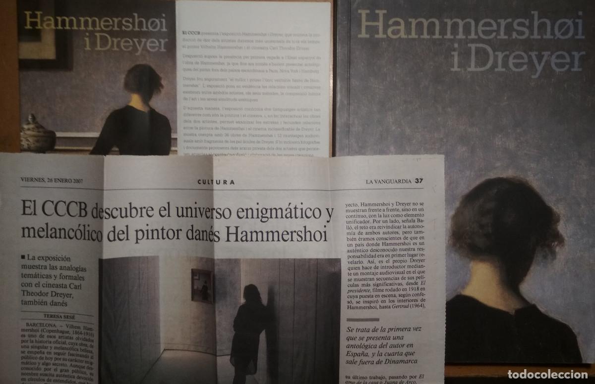 Libros de segunda mano: Libro, articulo y folleto de la exposici&oacute;n - Hammershoi i Dreyer - Foto 1