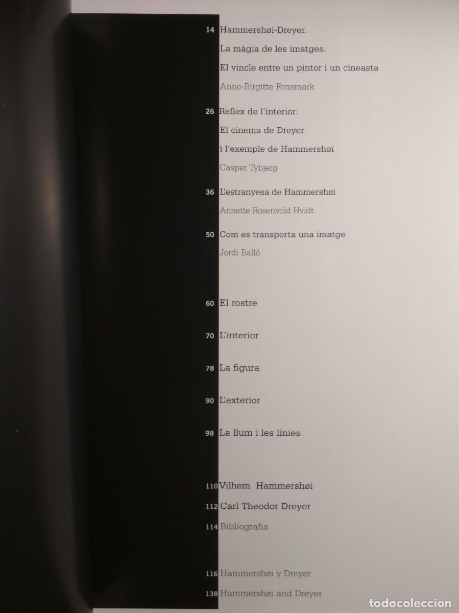 Libros de segunda mano: Libro, articulo y folleto de la exposici&oacute;n - Hammershoi i Dreyer - Foto 3