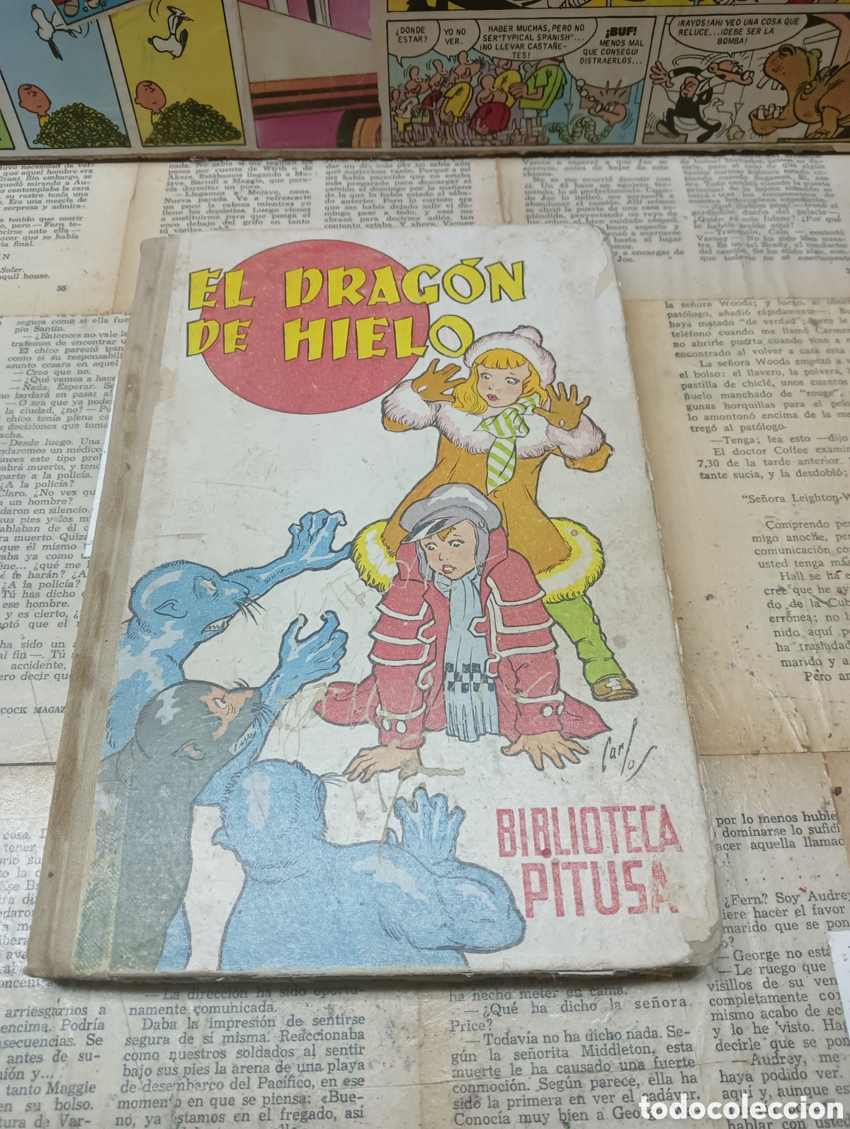 Libros de segunda mano: El Dragon de Hielo. Biblioteca pitusa - Foto 1