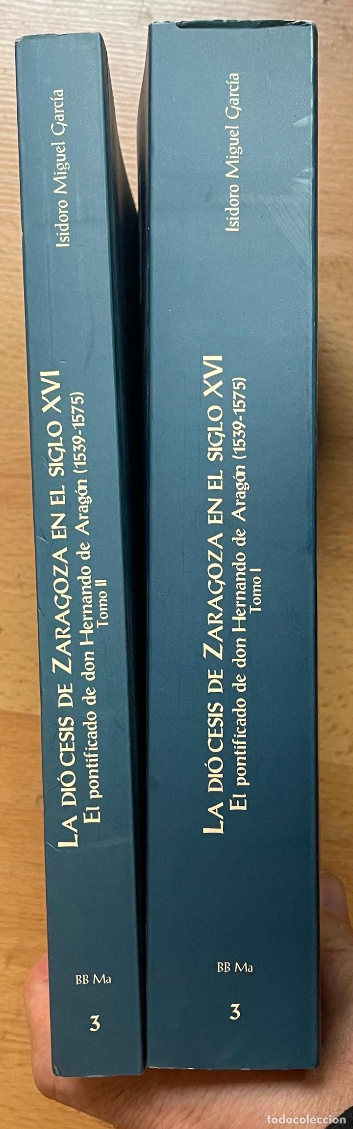 Libros de segunda mano: LA DIOCESIS DE ZARAGOZA EN EL SIGLO XVI, 2 Tomos - Foto 2