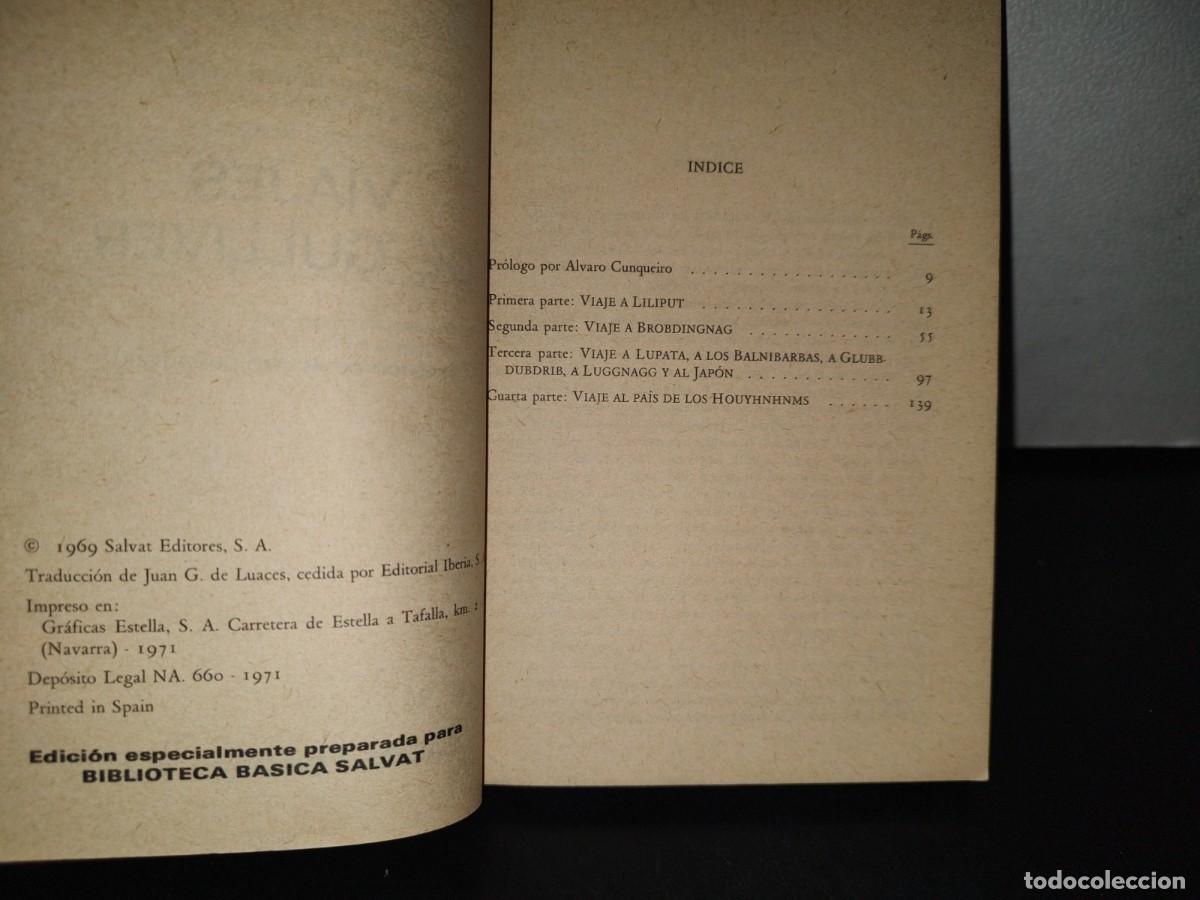 Libros de segunda mano: 89- VIAJES DE GULLIVER - JONATHAN SWIFT - Foto 4