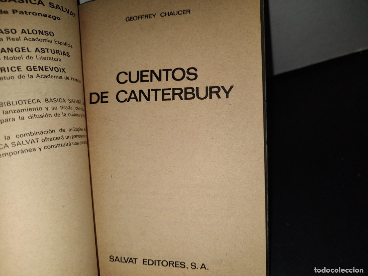 Libros de segunda mano: 89- CUENTOS DE CANTERBURY - GEOFFREY CHAUCER - Foto 3