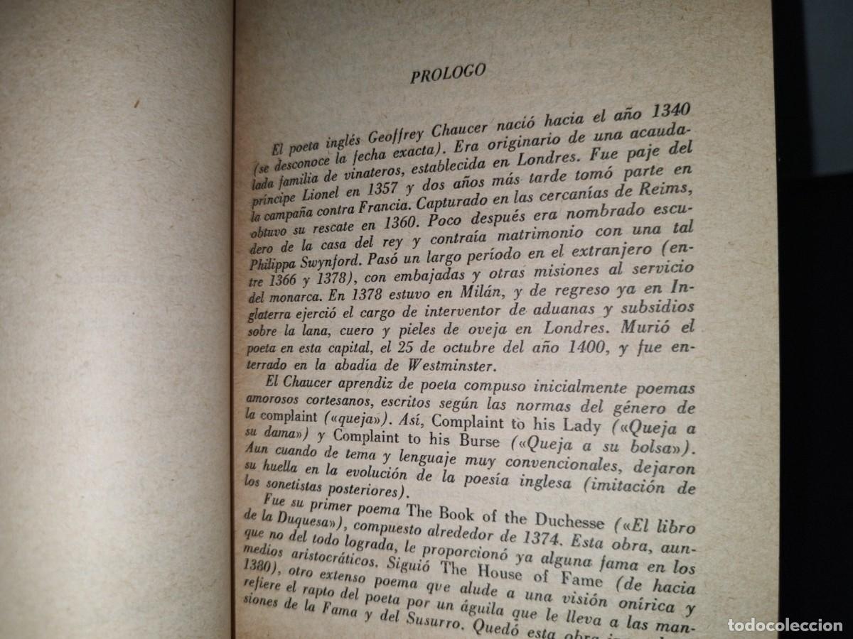 Libros de segunda mano: 89- CUENTOS DE CANTERBURY - GEOFFREY CHAUCER - Foto 5