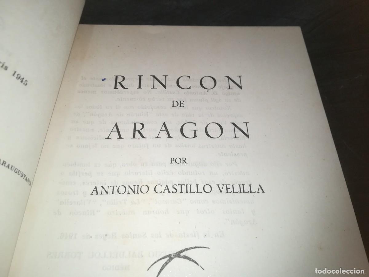 Libros de segunda mano: RINCON DE ARAGON / ANTONIO CASTILLO VELILLA / CONS 666 / EL NOTICIERO - Foto 4