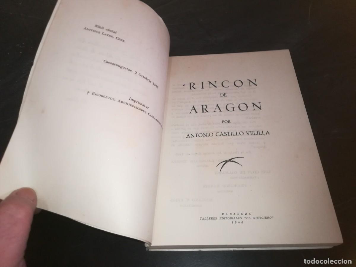 Libros de segunda mano: RINCON DE ARAGON / ANTONIO CASTILLO VELILLA / CONS 666 / EL NOTICIERO - Foto 5