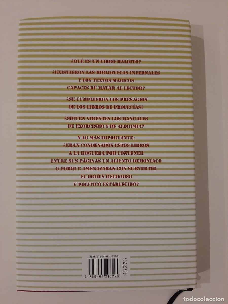 Libros de segunda mano: LOS LIBROS MALDITOS. MAR REY BUENO. C&Iacute;RCULO DE LECTORES. 2006 - Foto 2