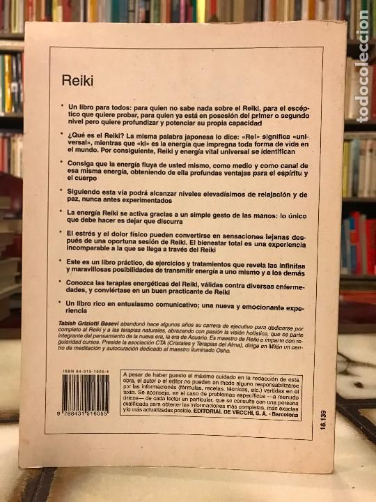 Libros de segunda mano: Reiki. Tabish Griziotti Basevi. - Foto 2
