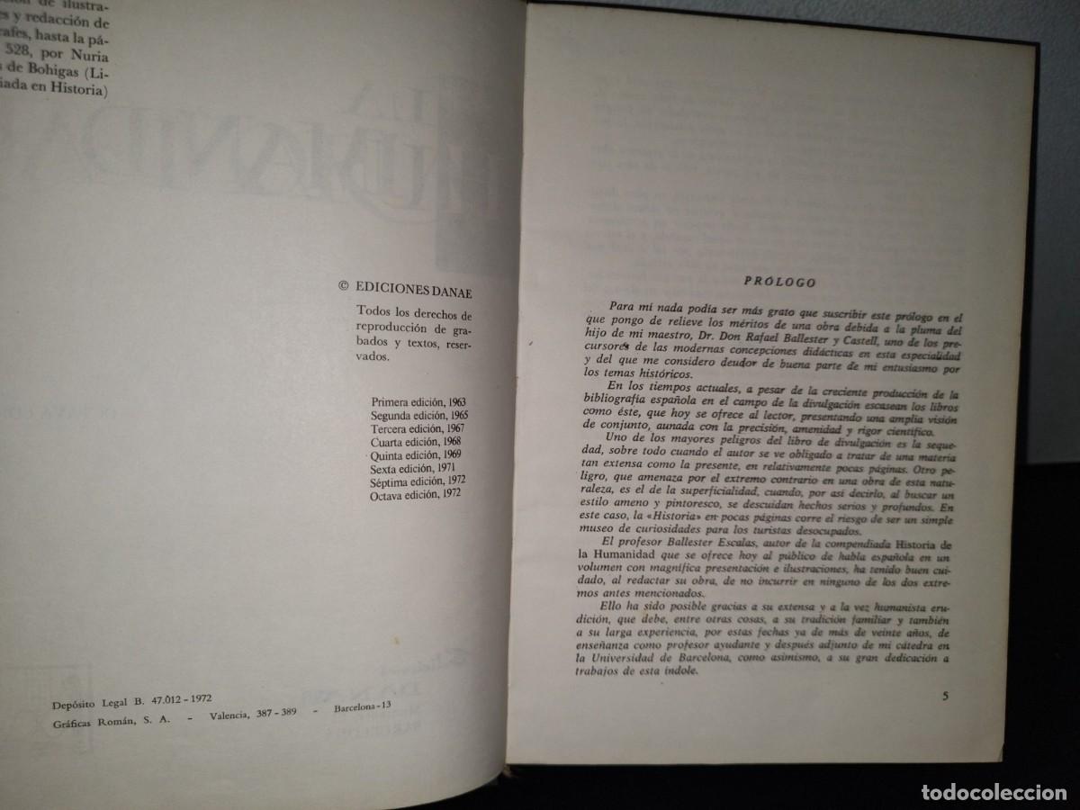 Libros de segunda mano: 89- HISTORIA DE LA HUMANIDAD - EDICIONES DANAE 1973 - Foto 5