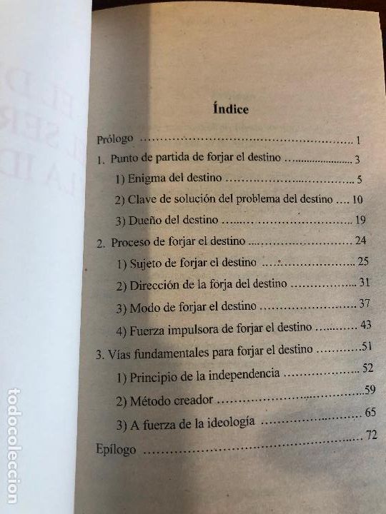 Libros de segunda mano: el destino del ser humano y la idea juche, Corea 2012 - Foto 4