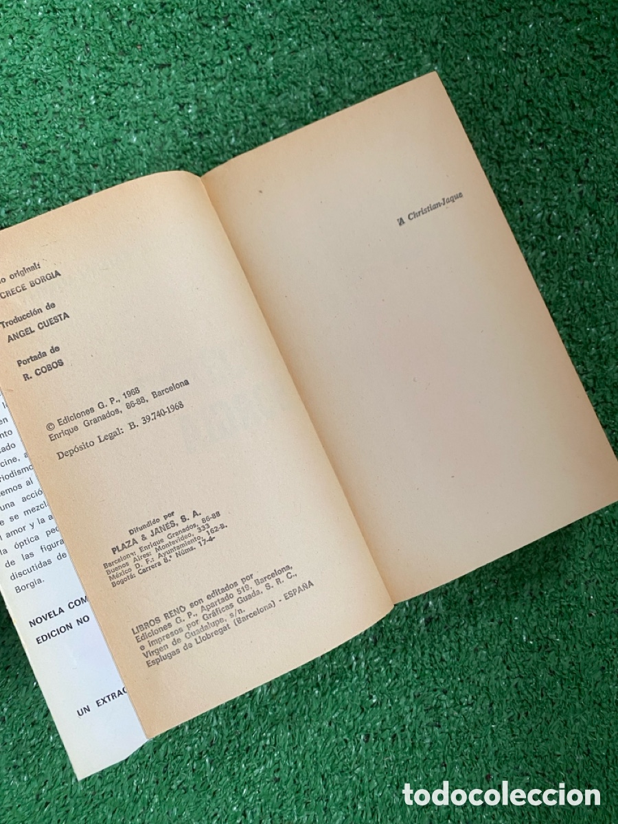 Libros de segunda mano: Lucrecia Borgia - C&eacute;cil Saint-Laurent - Foto 3