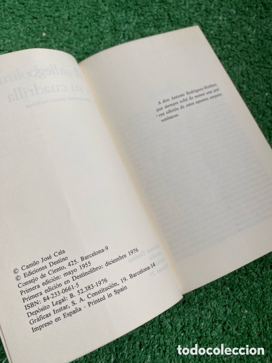 Libros de segunda mano: El gallego y su cuadrilla - Camilo Jos&eacute; Cela - Foto 4