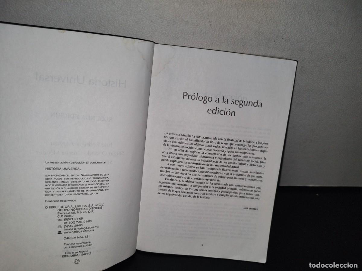 Libros de segunda mano: 89- HISTORIA UNIVERSAL - RODR&Iacute;GUEZ, RAM&Iacute;REZ, G&Oacute;MEZ - LIMUSA - Foto 6