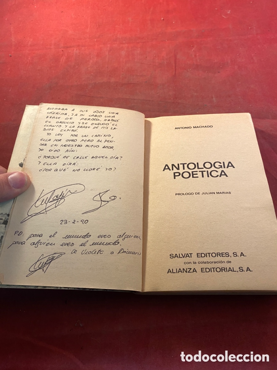 Libros de segunda mano: ANTOLOG&Iacute;A PO&Eacute;TICA - Foto 2