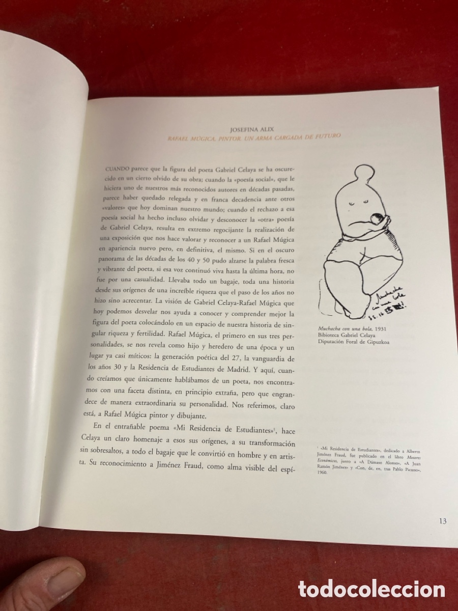 Libros de segunda mano: RAFAEL MUGICA. Los dibujos de Gabriel Celaya - Foto 4