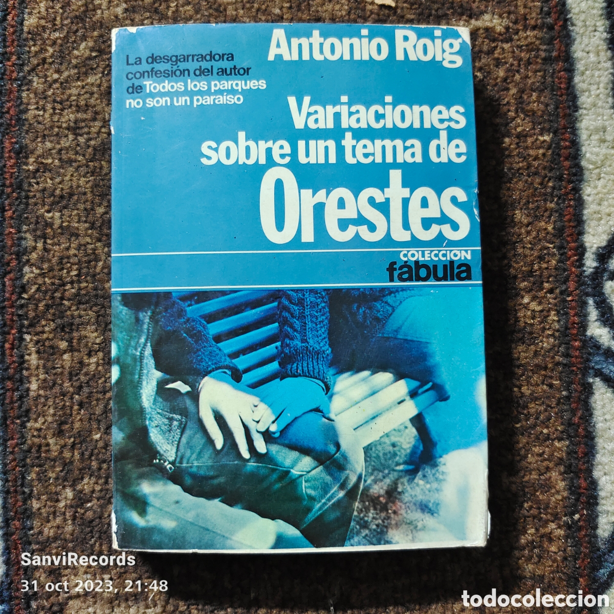 Libros de segunda mano: VARIACIONES SOBRE UN TEMA DE ORESTES (ANTONIO ROIG) - Foto 1