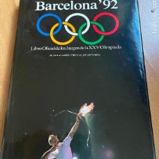 Libros de segunda mano: BARCELONA 92, LIBRO OFICIAL DE LOS JUEGOS DE LA XXV OLIMPIADA, PLAZA JANES