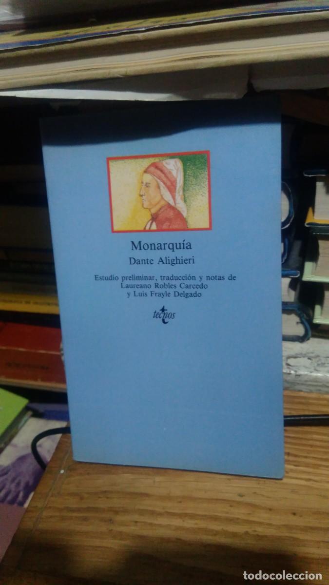 Libros de segunda mano: MONARQUIA, DANTE ALIGHIERI, ED. TECNOS - Foto 1