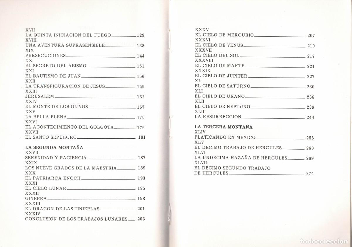 Libros de segunda mano: Las tres Monta&ntilde;as Samael Aun Weor - Foto 3
