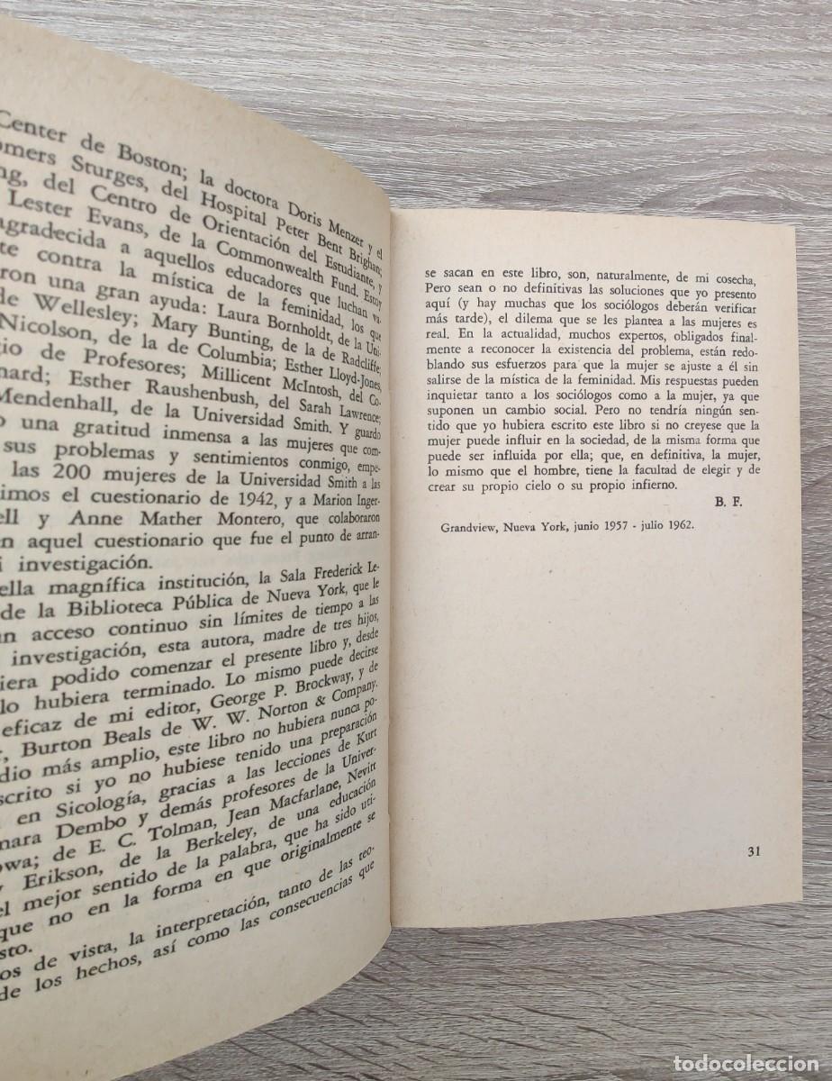 Libros de segunda mano: Libro La Mistica De La Feminidad. - Foto 5