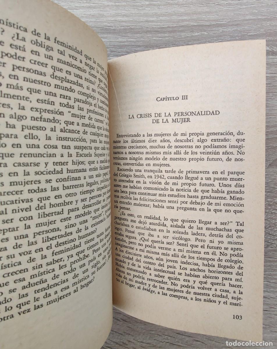 Libros de segunda mano: Libro La Mistica De La Feminidad. - Foto 7