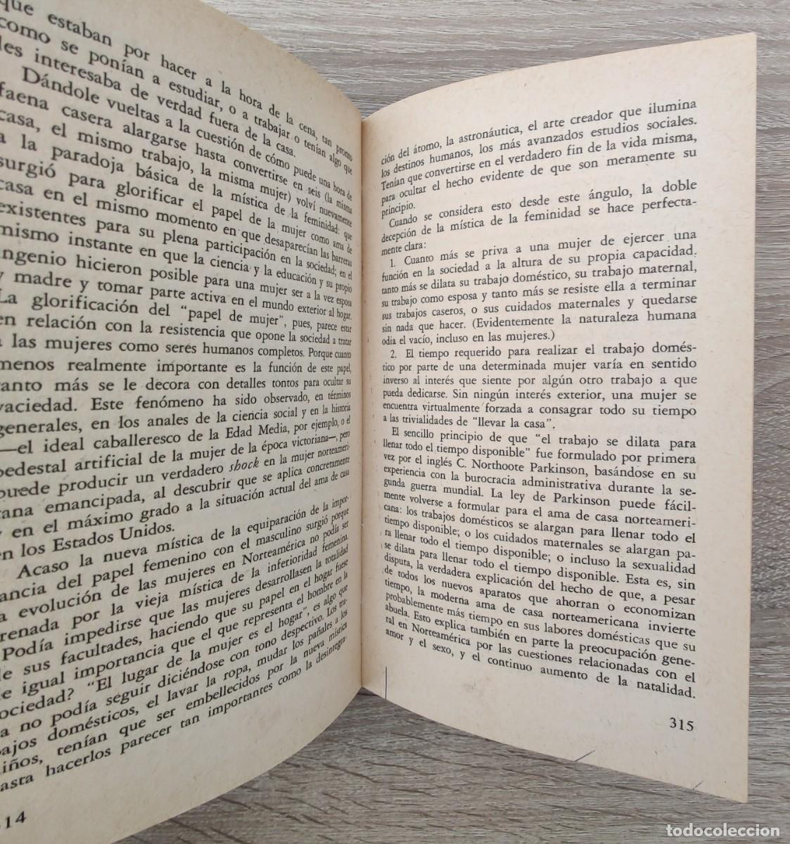 Libros de segunda mano: Libro La Mistica De La Feminidad. - Foto 9