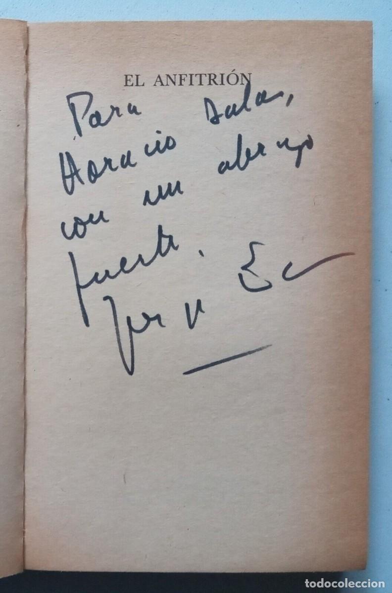 Libros de segunda mano: Edwards, Jorge - El Anfitri&oacute;n - Primera Edici&oacute;n - (1987) - SIGNED - Foto 2