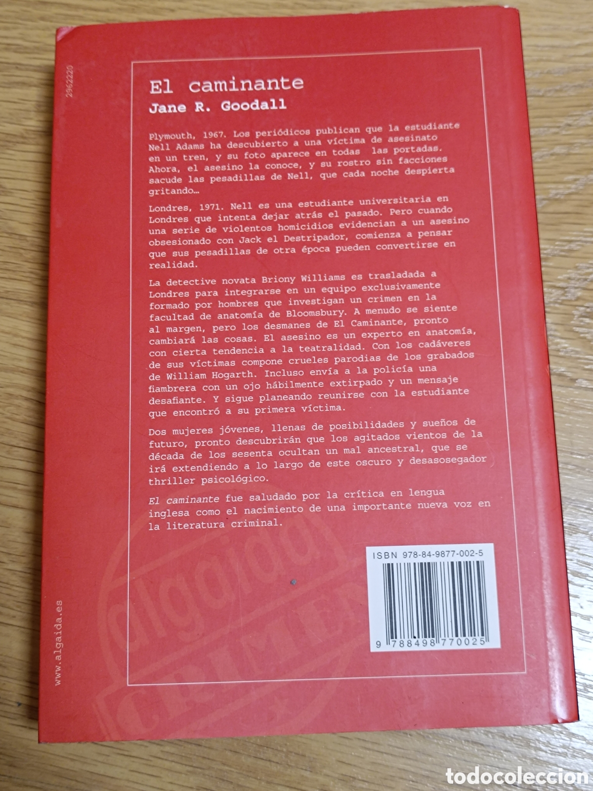 Libros de segunda mano: Libro El caminante. Jane R. Goodall - Foto 2