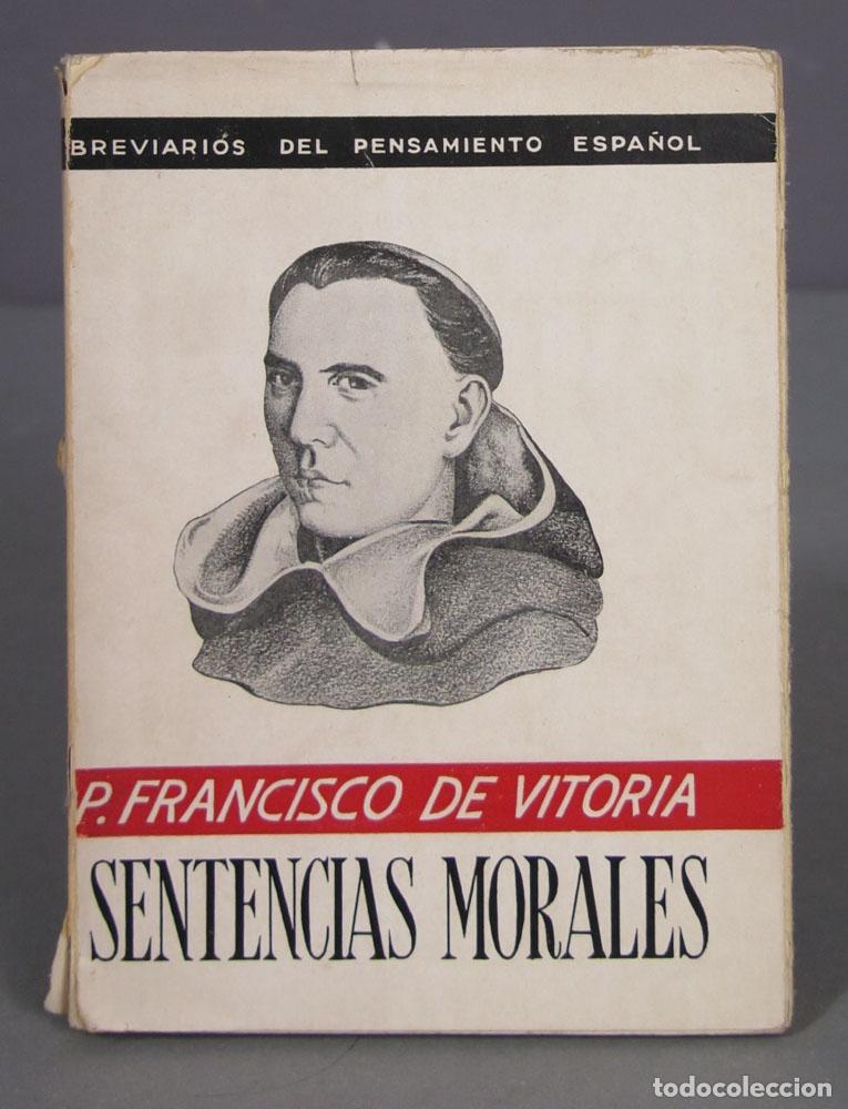 Libros de segunda mano: Sentencias morales. Vitoria - Foto 1