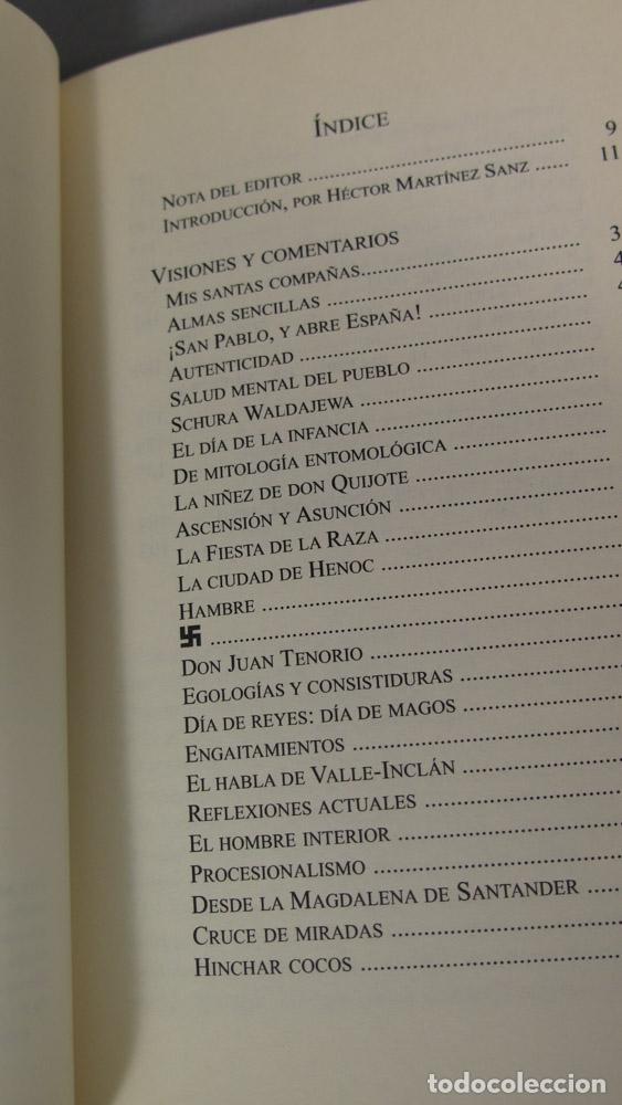 Libros de segunda mano: Visiones y comentarios. Miguel de Unamuno - Foto 2
