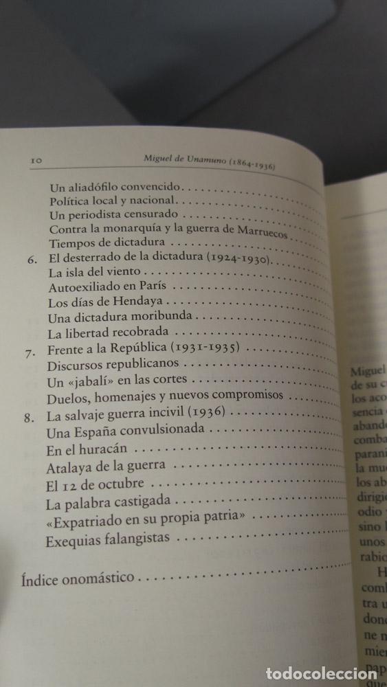 Libros de segunda mano: Miguel de Unamuno (1864-1936). Colette Rabat&eacute; - Foto 3