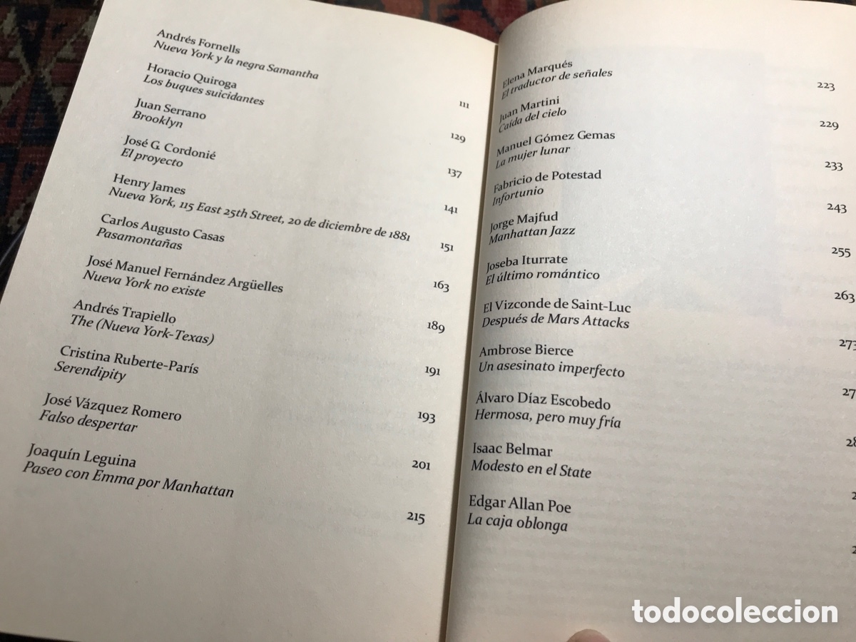Libros de segunda mano: Antolog&iacute;a. Nueva York. Relatos - Foto 5