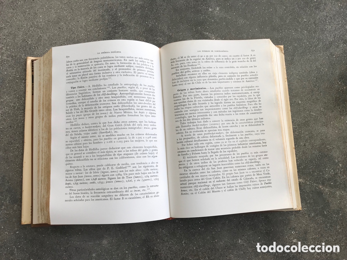 Libros de segunda mano: America Ind&iacute;gena. Pericot. Firmado - Foto 7