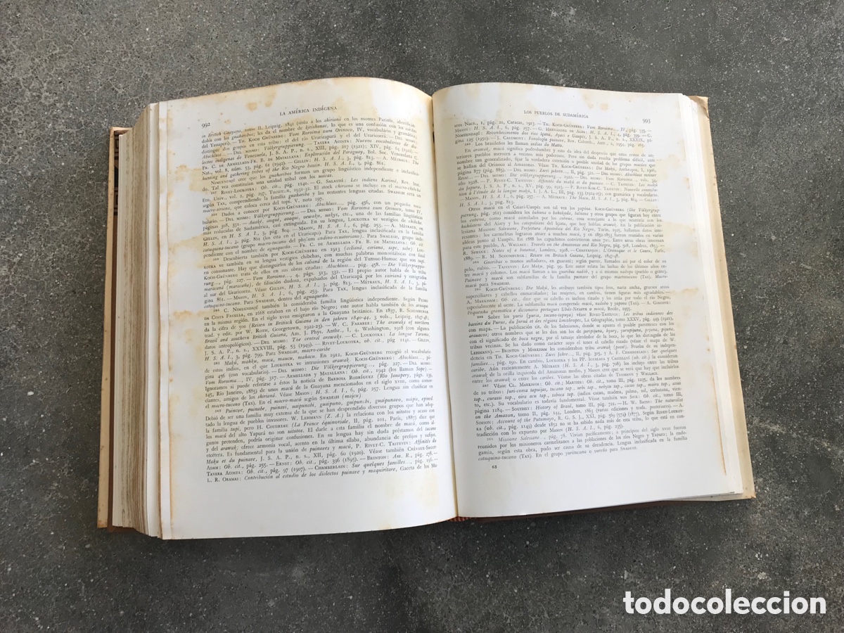 Libros de segunda mano: America Ind&iacute;gena. Pericot. Firmado - Foto 10