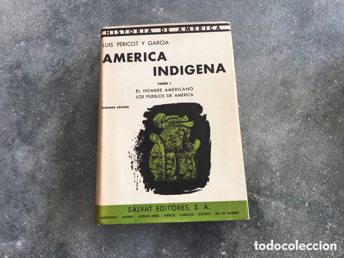 Libros de segunda mano: America Ind&iacute;gena. Pericot. Firmado - Foto 1