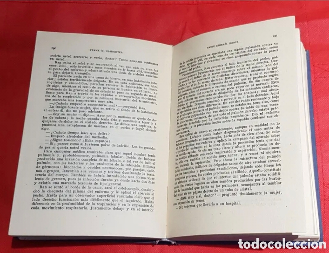 Libros de segunda mano: NADIE DEBERIA MORIR FRANK G. SLAUGHTER JUNIO 1956 - Foto 7