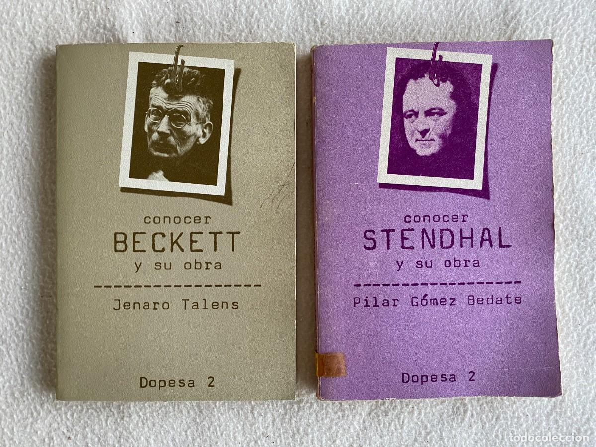 Libros de segunda mano: DOPESA 2 - DOS EJEMPLARES - CONOCER A SAMUEL BECKETT Y CONOCER A STHENDAL - Foto 1
