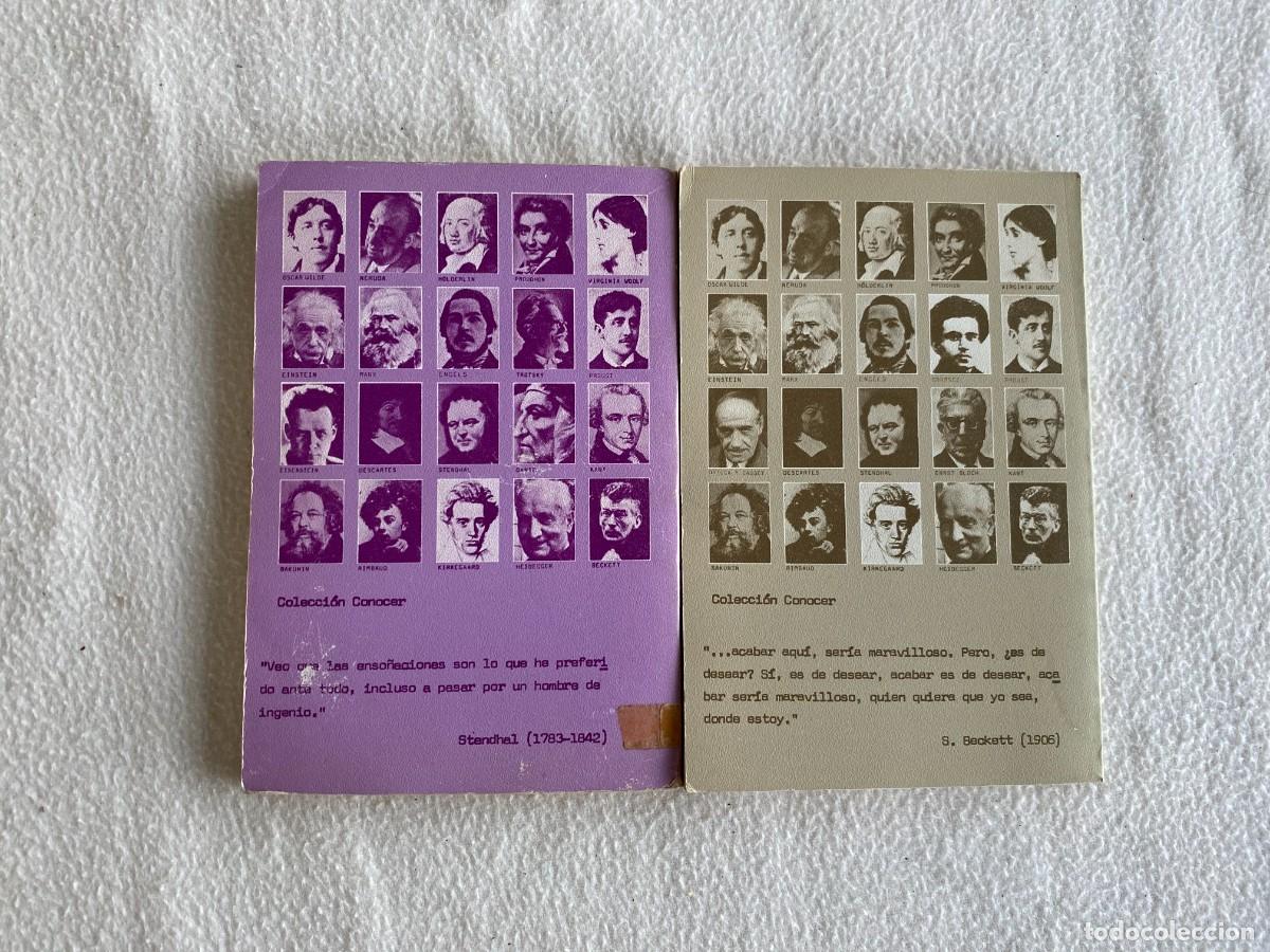 Libros de segunda mano: DOPESA 2 - DOS EJEMPLARES - CONOCER A SAMUEL BECKETT Y CONOCER A STHENDAL - Foto 2