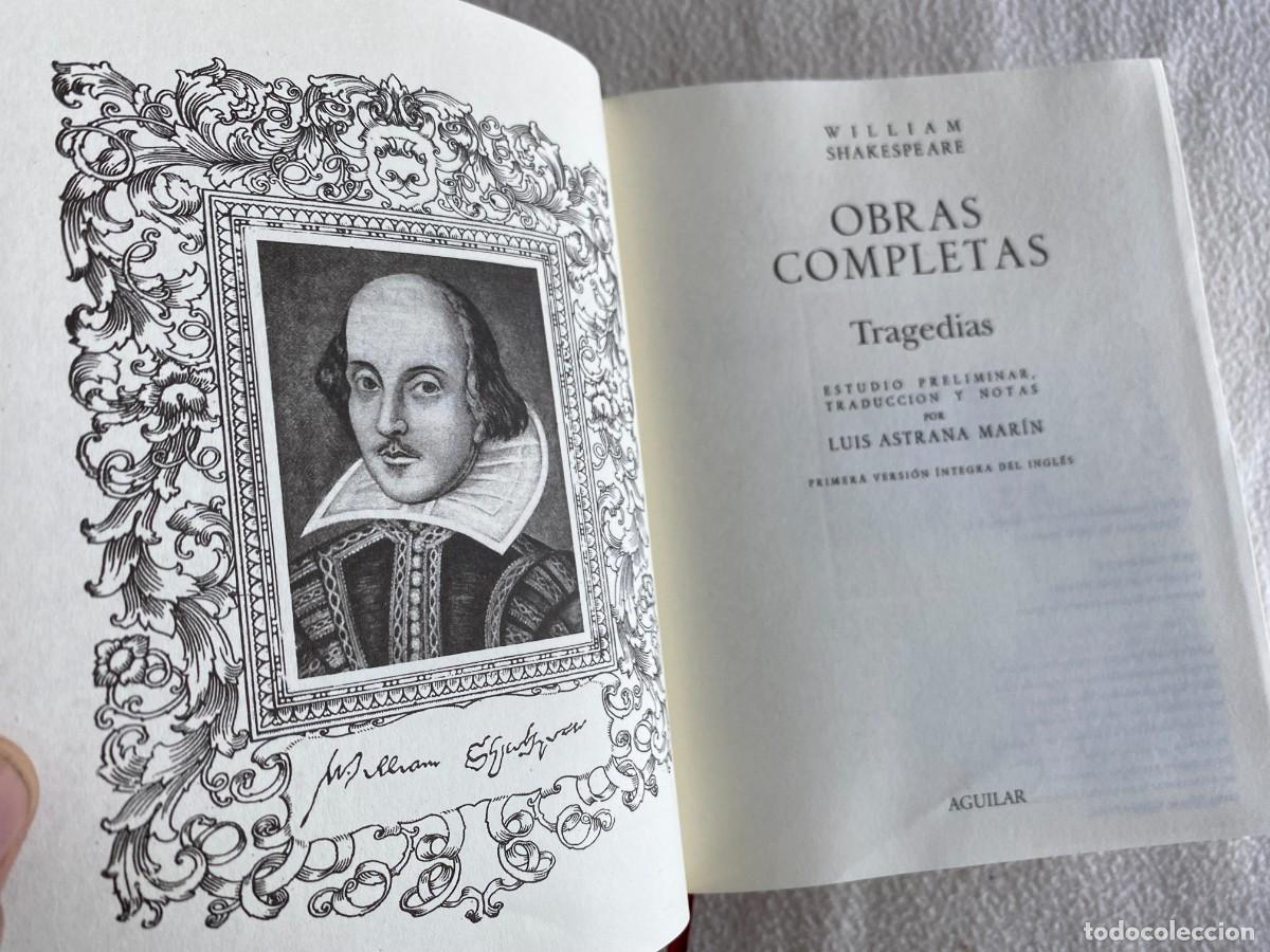 Libros de segunda mano: Shakespeare Obras completas tomo I Aguilar Tragedias - Foto 5