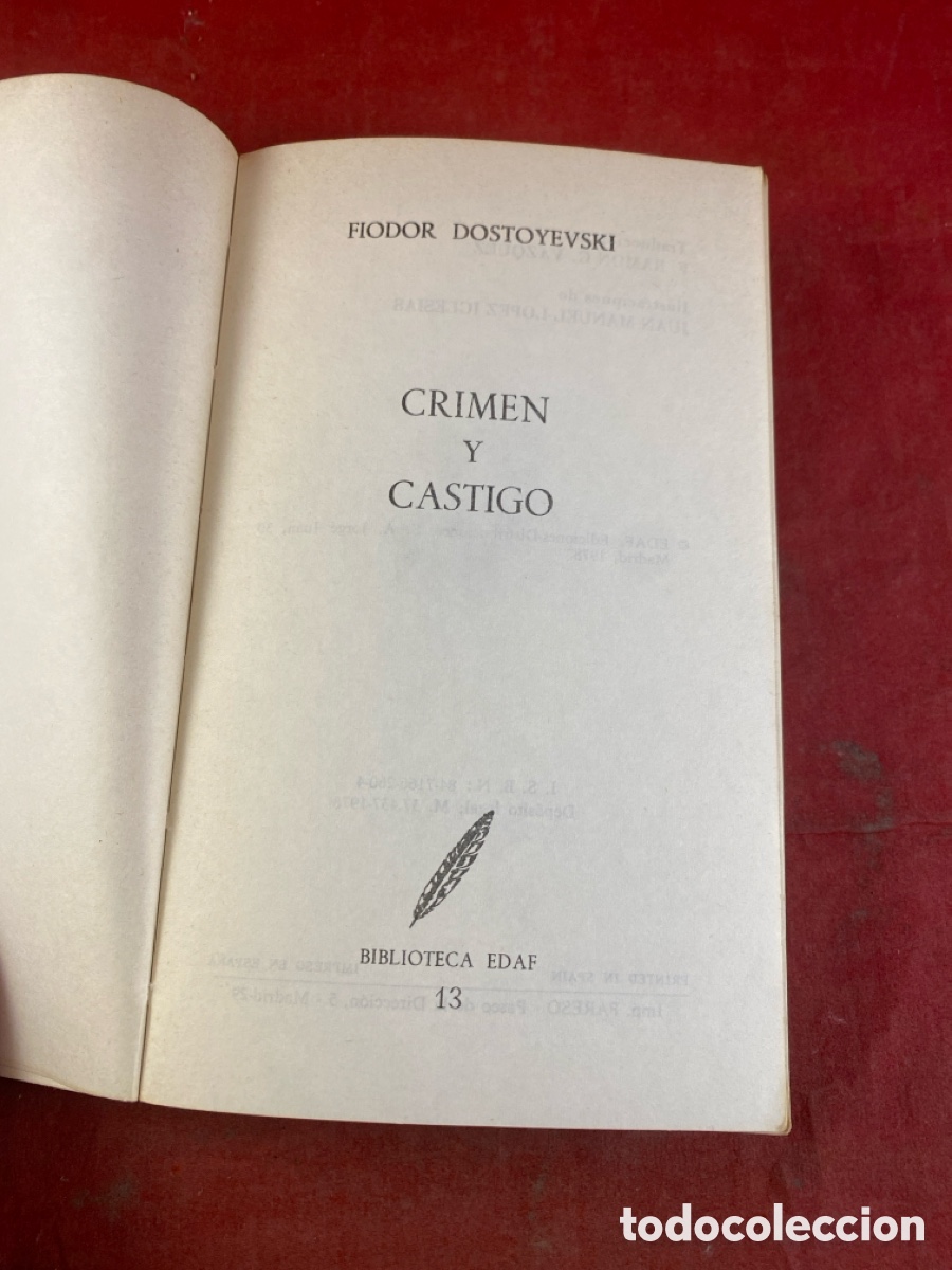 Libros de segunda mano: Crimen y castigo - Foto 2