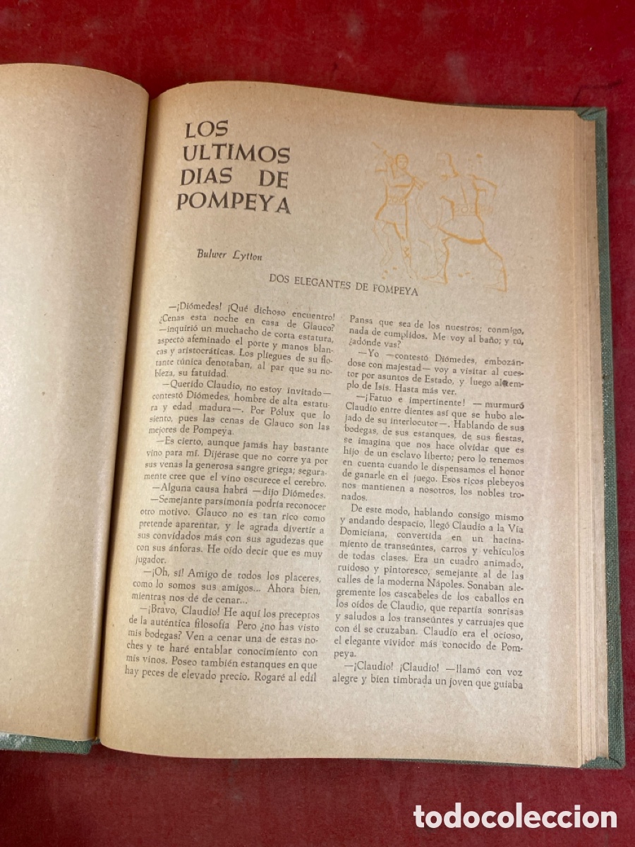 Libros de segunda mano: Los &uacute;ltimos d&iacute;as de Pompeya - Foto 2