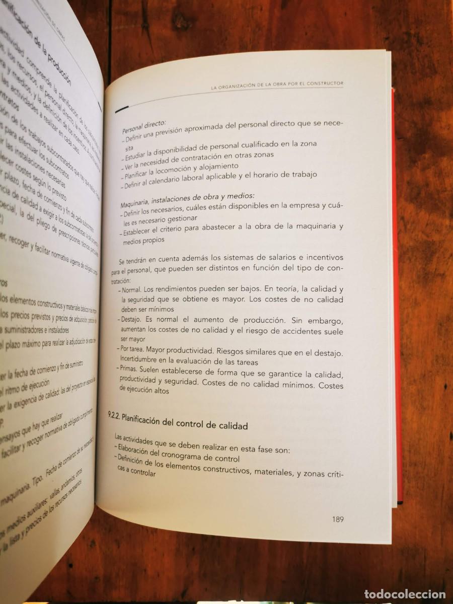 Libros de segunda mano: MANUAL de direcci&oacute;n y organizaci&oacute;n de obras - Foto 2