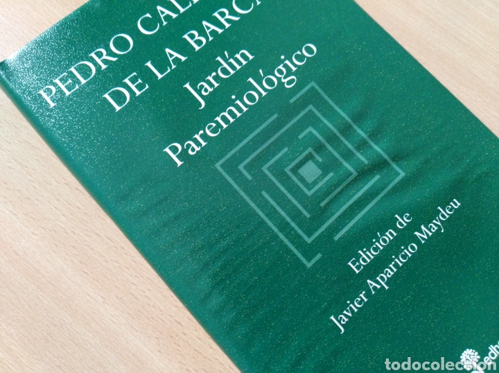 Libros de segunda mano: JARD&Iacute;N PAREMIOL&Oacute;GICO. Pedro Calder&oacute;n de la Barca. Edhasa - Foto 2